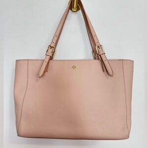 Tory Burch Blush Leather Tote